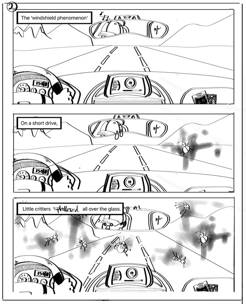 They Don't Care, panel 2: the windshield phenomenon